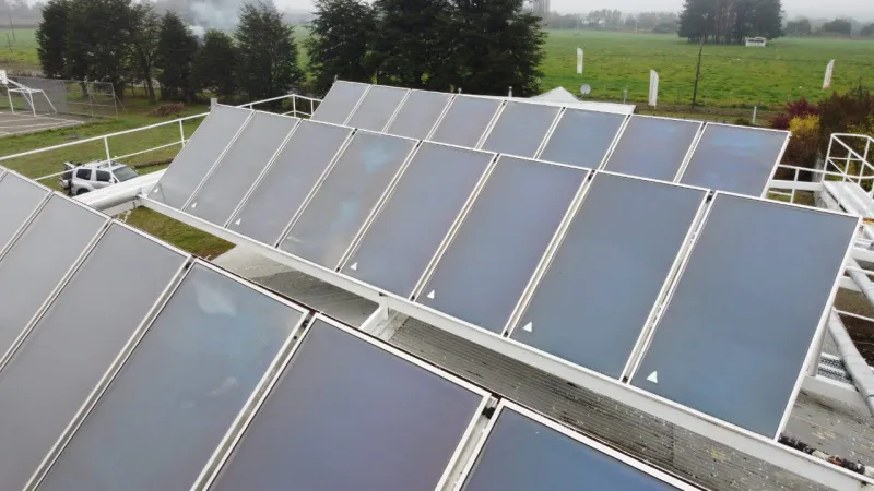 Planta solar térmica institucional en zona sur